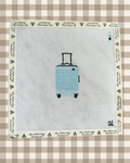Blue Carry-On Travel Suitcase