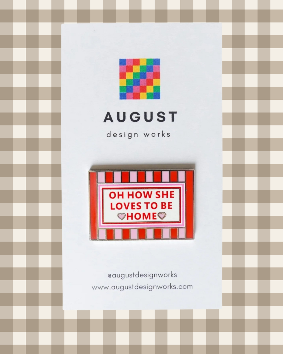 Oh How She Loves To Be Home Needleminder