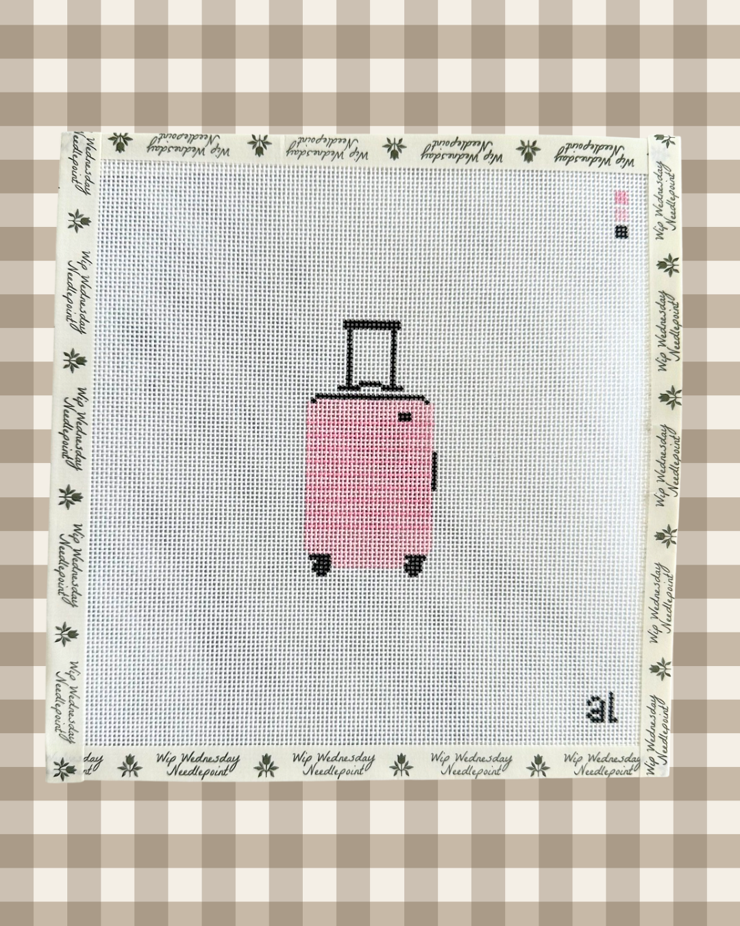Pink Carry-On Travel Suitcase