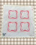 Pink Squiggle Coaster