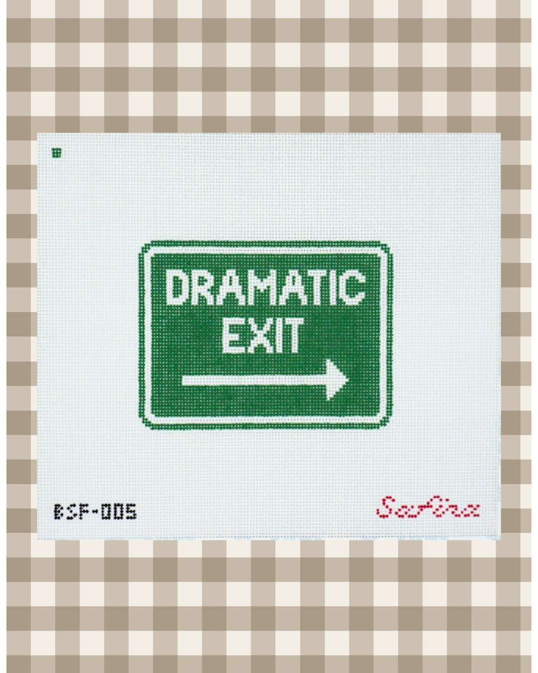 Dramatic Exit Sign